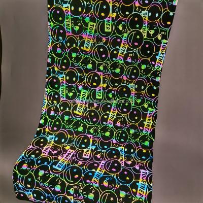 China 1 Meter Tank Top Fabric 4 Anti-Static Iridescent Way Stretch Fabric/Laser Soft Soft Magic Gradient Mesh Cloth For Cosplay for sale