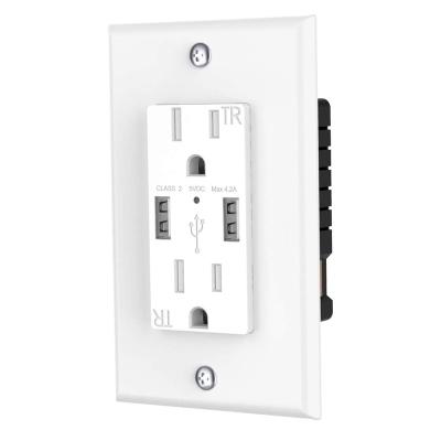 China Great Upgrade To A Standard Keygma15A Usa 4.2 Amp USB Plug Residential High Speed Electrical Outlet for sale