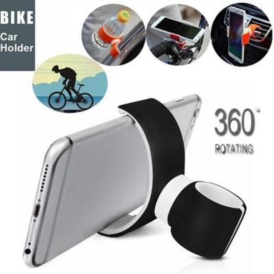 China Multifunctional adjustable 360 degree rotation phone holder, car mount phone holder, cycle phone holder for sale