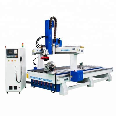 China Linear hotels and atc 1530 z axis rotary high axis automatically change knife cnc router for sale for sale