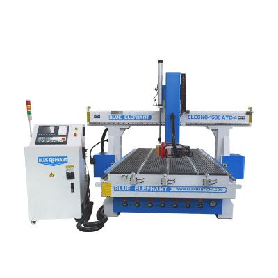 China Factory Low Price 1530 High Z Axis Plywood CNC Router Lathe Machine For Sale In India for sale
