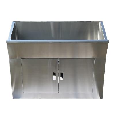 China Industrial Medical Equipments 304 Stainless Steel Hospital Sink Medical Hand Wash Sink for sale