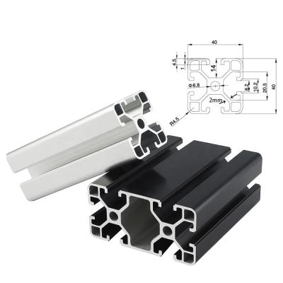 China Construction Track 40x40 Industrial Aluminum Profile Or Use Ingots Industrial Aluminum Extrusion t for sale