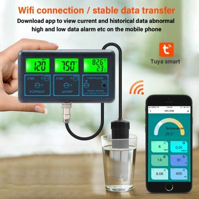 Chine Mètre de pH et EC numérique professionnel Calibration automatique et alertes intelligentes à vendre