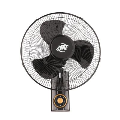 China Hotel 16 Inch Oscillating Wall Mount Fan 3 Speed, 3 Mode Fan For Home Use, Black for sale