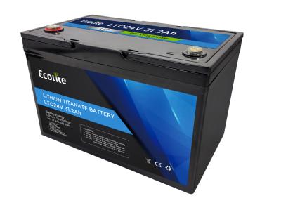 China Ecolite lange levensduur>10000 24V 31,2Ah Lithium Titanate LTO batterijpakket Te koop
