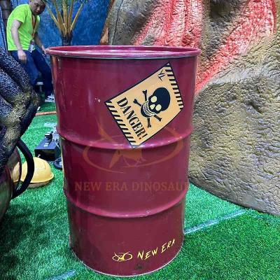 China Haunted House Animatronic Props Spider Oil Barrel for Amusement Park for sale