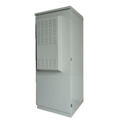 China Outdoor Aluminum/Galvanized Steel Cabinet Telecom Enclosure Telecommunication Rack Cabinet With IP55 Cooling System SK-76105 for sale