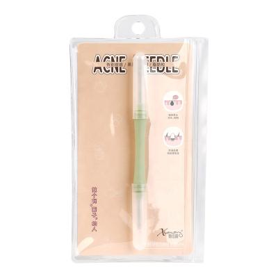 China Wholesale Portable Cosmetic Skin Care Tool Mini Acne Extractor Remover Stainless Blackhead Pimple Deep Cleaning Steel Needle for sale