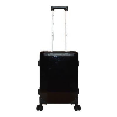 China Multifunctional Aluminum Spinner Unisex Luggage Suitcase Travel ABS Frame Trolley System Accept Logo Customized Handheld for sale