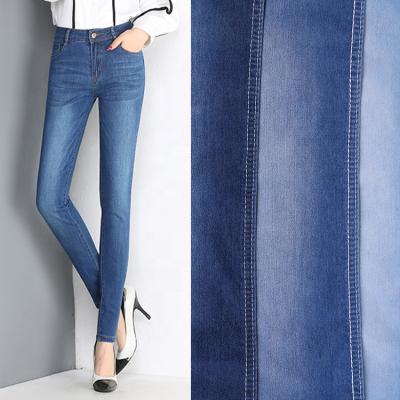 China Manufacturer 32s polyester cotton spandex breathable denim fabric washed fabric denim for jeans pants for sale