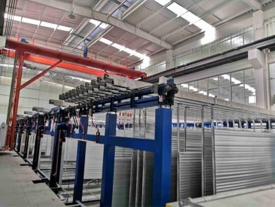 China 650 ton/maand Automatische anodiseringslijn voor aluminium van hoge kwaliteit Te koop