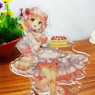 China Decoration Free Sample CMYK Printing CNC Cut Standee Custom Acrylic Acrylic Anime Standee for sale