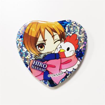 China Printing CustomTin Nickel Free Offset Metal Pin Button Badge for sale