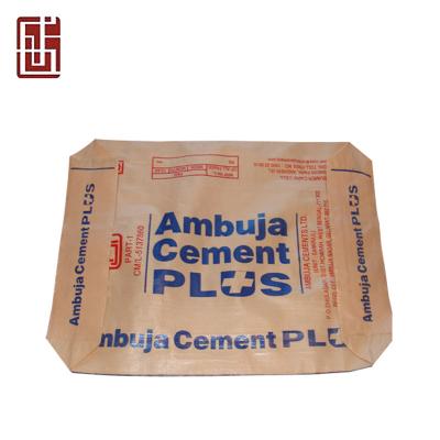 China Moisture Proof Valve block bottom ordinary portland cement 50kg plastic bag for sale