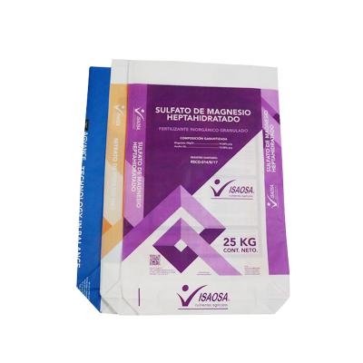 China Moisture Proof PP Laminated Square Woven Bottom Plastic Bag Packaging With Custom Logo for sale