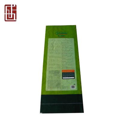 China Food Grade Moisture Proof Environmental Protection Laminated Plastic Rice Flour Stand Bone Animal Feed Bag 25kg PP Woven Packaging for sale