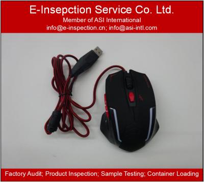 China From Shenzhen 100% Pre Shipment During Production Department Key Chain Mouse Final Inspection Service In China E-inspection for sale