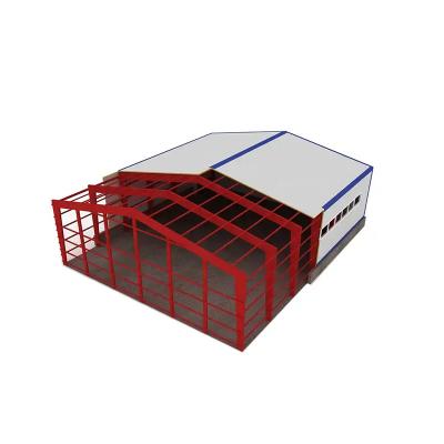 China Insulation Sandwich Panel Roofing Gas Station Canopy Steel Structure for Your Success for sale