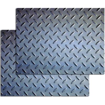 China Boat Plate Diamond Steel Plate 5mm-10mm Square Hot Rolled Square Steel Plate Price for sale