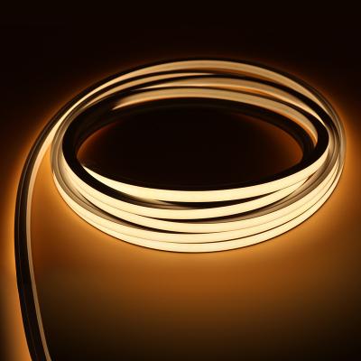 China Warehouse/home/hotel/garden/office/road strip led waterproof outdoor flexible neon lights 10*10mm IP65 3000K 24V LED flex for sale