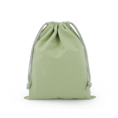 China Handled Custom logo printing Eco Friendly natural Organic colorful Cotton Canvas Drawstring Bag BSCI factory for sale