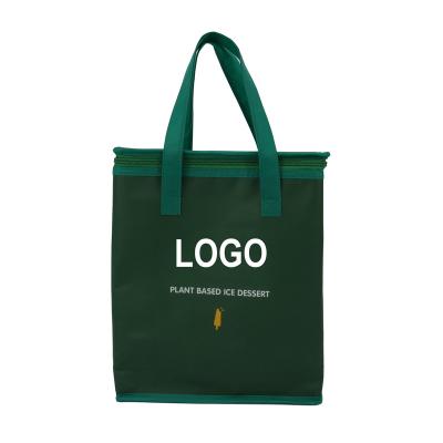 China Waterproof Custom Logo Promotional Reusable Thermal Insulation Bag Wholesale Small Non Woven Insulated Lunch Cooler Bag For Food for sale