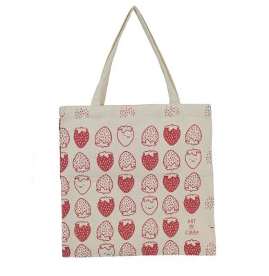 China Handled heavy duty cotton canvas tote bag eco friendly cosmetic packaging cotton fabric bags for shopping for sale