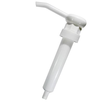 China Non Spill Wholesale Plastic Type 38 400 Lotion Pump With Bottle For Food Use Syrup for sale