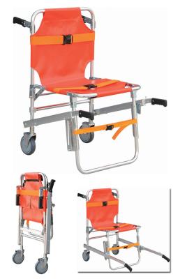 China Camilla de silla de escalera de silla de ruedas de elevación plegable de evacuación de aleación de aluminio de emergencia en venta