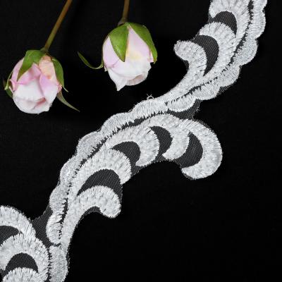 China Cheap Viable Yanzi Embroidery Trimming Embroidered Dress Embroidered Border Lace Trim Lace for sale