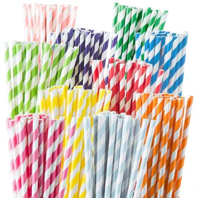 China Disposable Paper Straw Biodegradable Disposable Drinking Straw 6mm 25CT - IN STOCK for sale