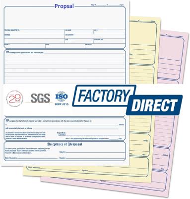 China NCR Carbonless Paper Manufacturer 3 Ply Listing Paper Carbonless Continuous Carbonless Sheets NCR Printing Paper Form Copies For Invoice for sale