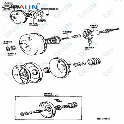 China DAUN steel BRAKE PROPELLER FOR 44610-12390 SPRINTER TRUENO for sale