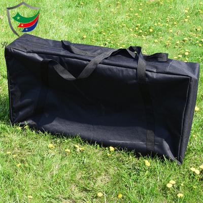 China Professional Cornhole Board Standard Size Tailgate Black Cornhole Board Carrying Case for sale