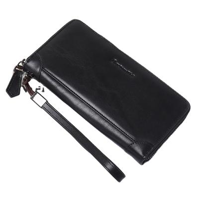 China Anti Theft Cow Leather Purse Cover Card Wallet Men Credit Card Holder Anti Theft for sale