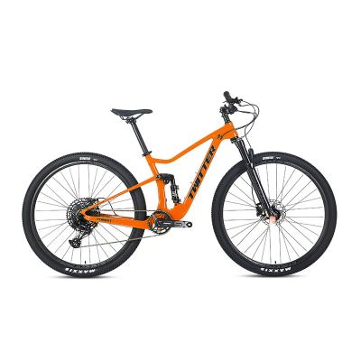 China FOREST GX 12 Speed Full Suspension 29er Carbon Laser Carbon Fiber T1000 UV Colored Mountain Bike Bicycle for sale
