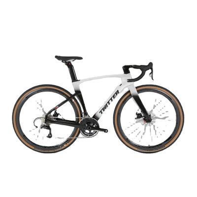 China Carbon Fiber Twitter Gravel Bike GRAVEL-V2 RS-12S 22Speed Cross Country Road Bike 700*40C Gravel Bike for sale