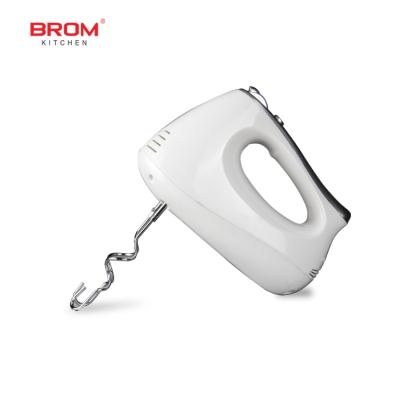 China Hot Sale 5 Speed Electric Egg Beater Ejector Button Electric Food Catcher Mixer with Dough Hooks and Beaters for sale
