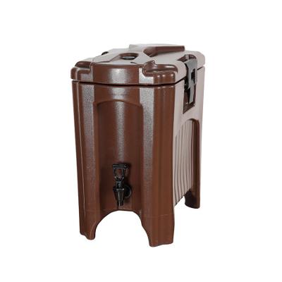 China With Tap Catering Event Supplies PE Plastic Heat Preservation Thermal Beverage Server Insulated Coffee Dispenser for sale
