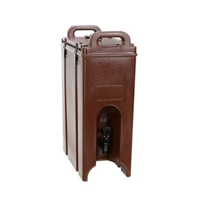 China With Plastic Heat Preservation PE Molding Rotating Faucet Thermal Beverage Server Insulated Beverage Coffee Dispenser 18L for sale