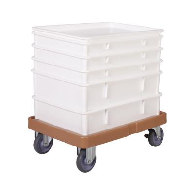 China Eco - Friendly White Plastic Pizza Dough Proofing Box for sale