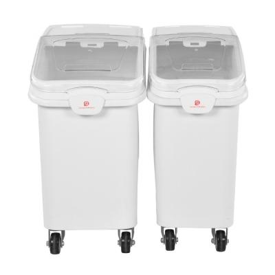 China 102L Modern Wholesale Large Kitchen Flour Binstorage Bulk Plastic Storage Bin With Lid for sale