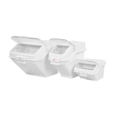 China Guangzhou Capacity 10L/24L/47L Modern Portable Ingredient Bins Plastic Ingredient Bin For Hotel Use for sale