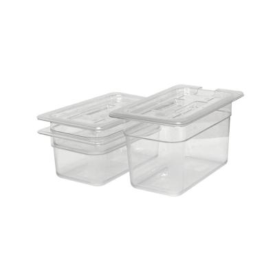 China Restaruant NSF Approved GN Container 1/4 Polycarbonate GN Filters PC Food Container for sale