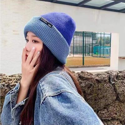 China JOINT winter hat knitted beanies vintage sport warm wholesale ladies cheap fitted hats for sale