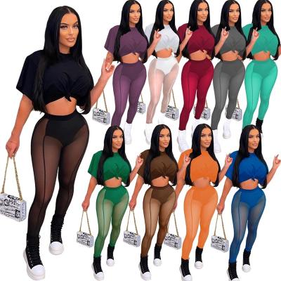 China Comfortable Breathable Short Sleeve Plain Sexy Loose Suit Plus Size Wholesale Women Jogging Suits for sale