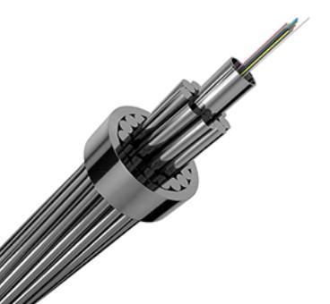 China OPGW Power Optical Fiber 4/6/8/12/24/36/48 Core Single Mode Composite Overhead Ground Wire Armored Communication Cable for sale