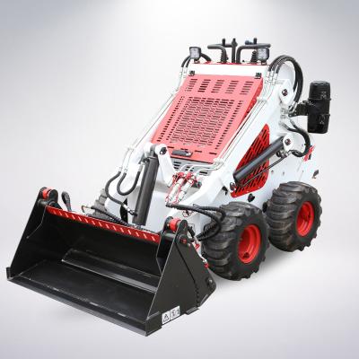 Cina caricatore a quattro ruote unico del manzo di scivolo del compatto di 23HP 4WD con 4 in 1 secchio in vendita