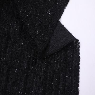 China Double faced knitting fabric 100%polyester wholesale hacci fashion customization fabric for for women wear for sale